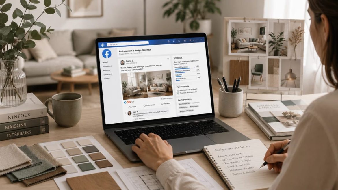 Facebook et design d’intérieur